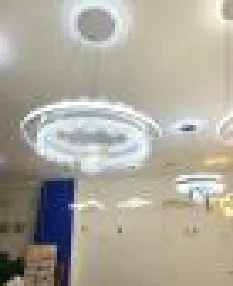 Lámpara Colgante LED Moderna de Anillos Concéntricos