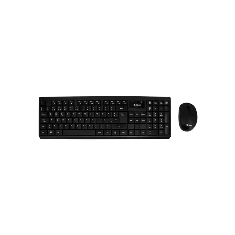 Combo Teros TE-4071N Wireless / Teclado Y Mouse / 2.4GHZ / Color Negro