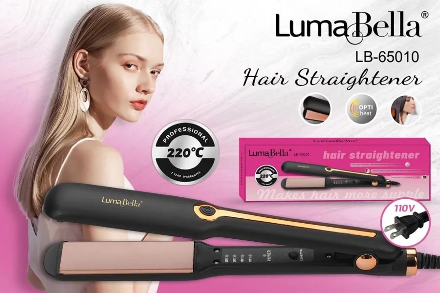 Plancha Alisadora de Cabello Luma Bella Cerámica 220°C