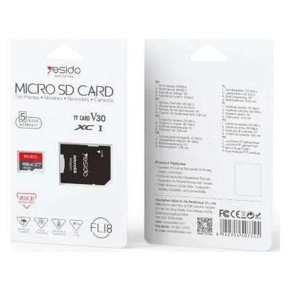 Tarjeta Micro SD Yesido FL18 256GB