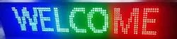 Letrero LED Programable P10 Tricolor 100x20 cm
