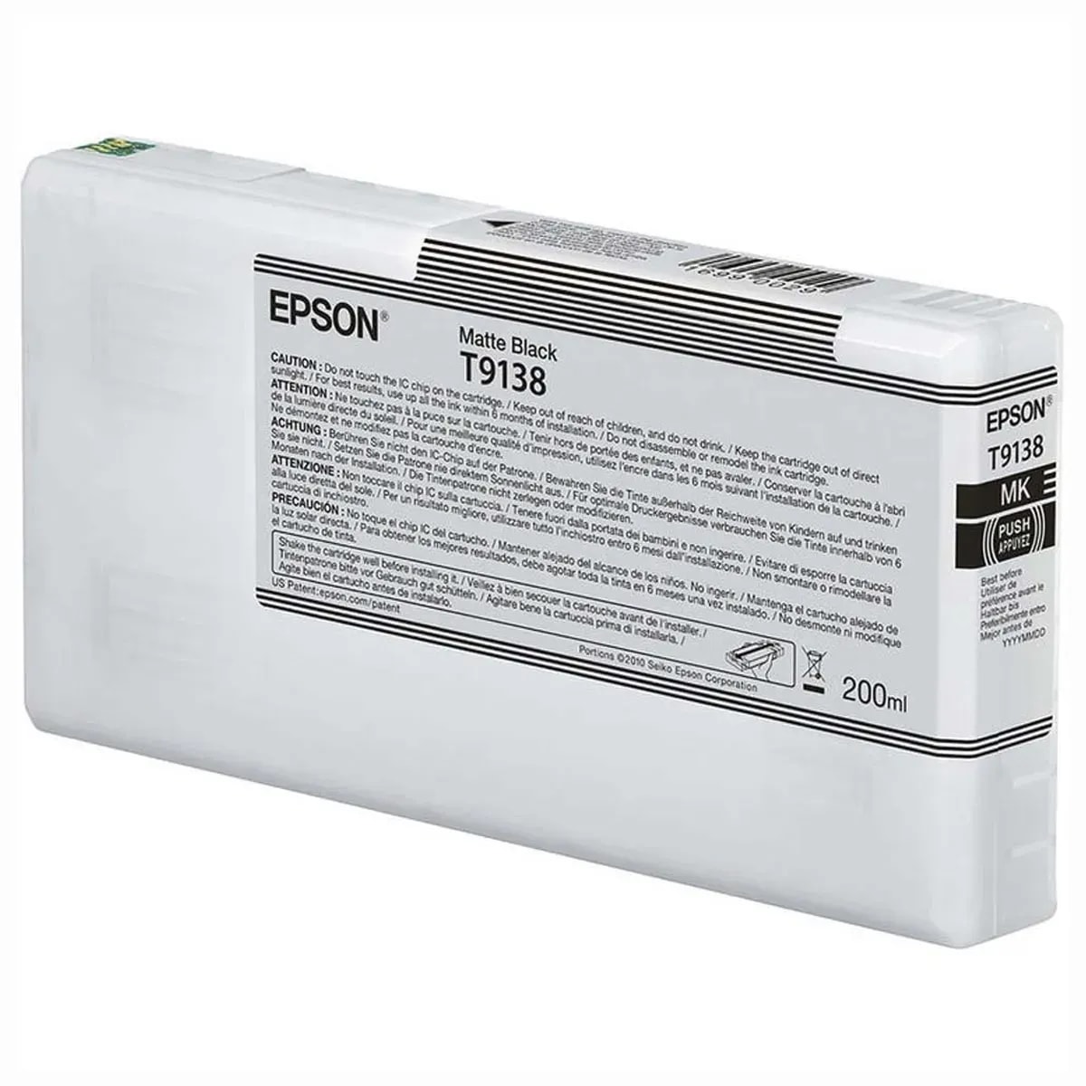 Cartucho Epson T913800 Ultrachrome HDX Matte Negro 200ML