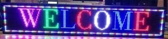 Letrero LED Programable P10 RGB Siete Colores 170x40 cm