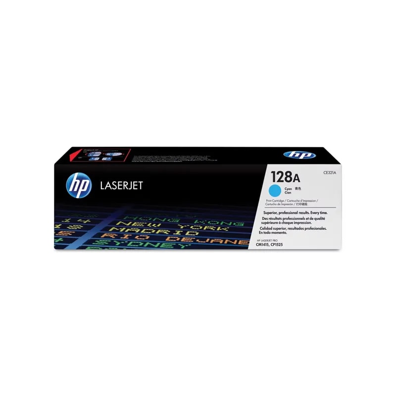 Toner HP 128A Cyan Laserjet CP1525 / CM1415 1300 PAG CE321A