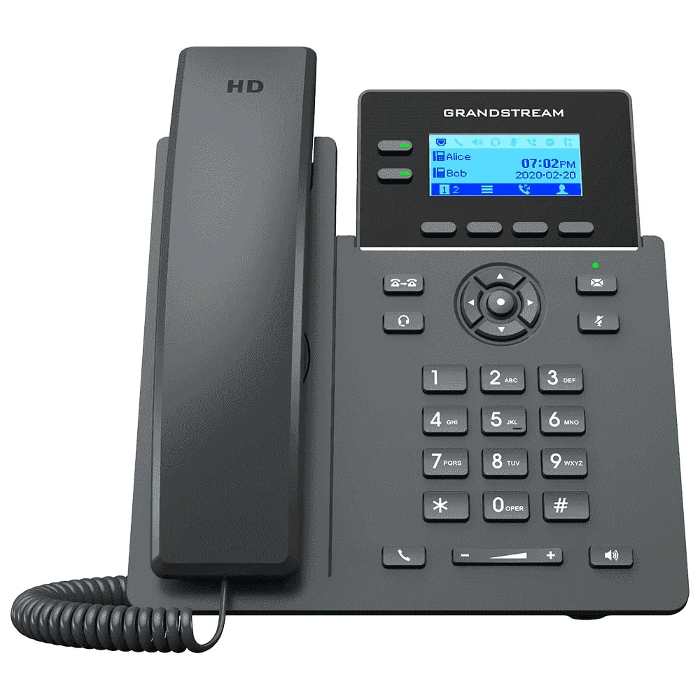 Telefono IP Grandstream GRP2602W 2 lineas 10/100 WiFi