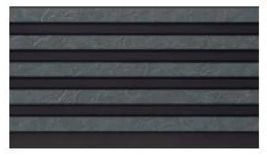 Panel de Pared WPC Ranurado Gris Pizarra 10x1 cm x 2.9 m