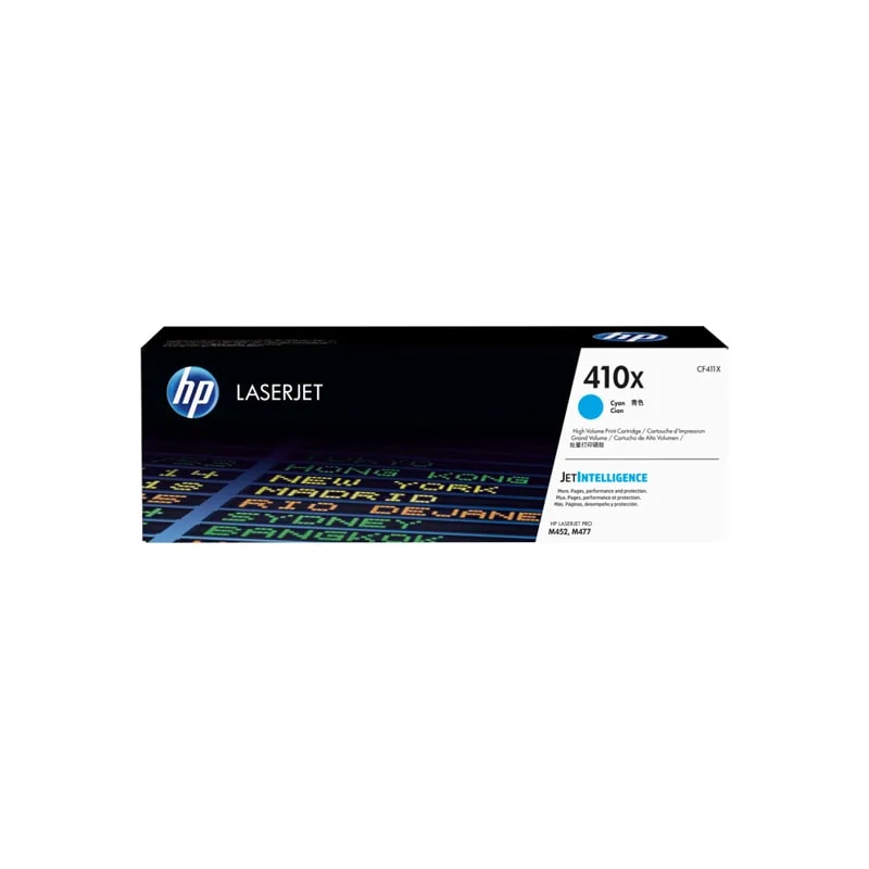 Toner HP 410X Cyan Laserjet M452 / 477 / 377 5000 PAG CF411X