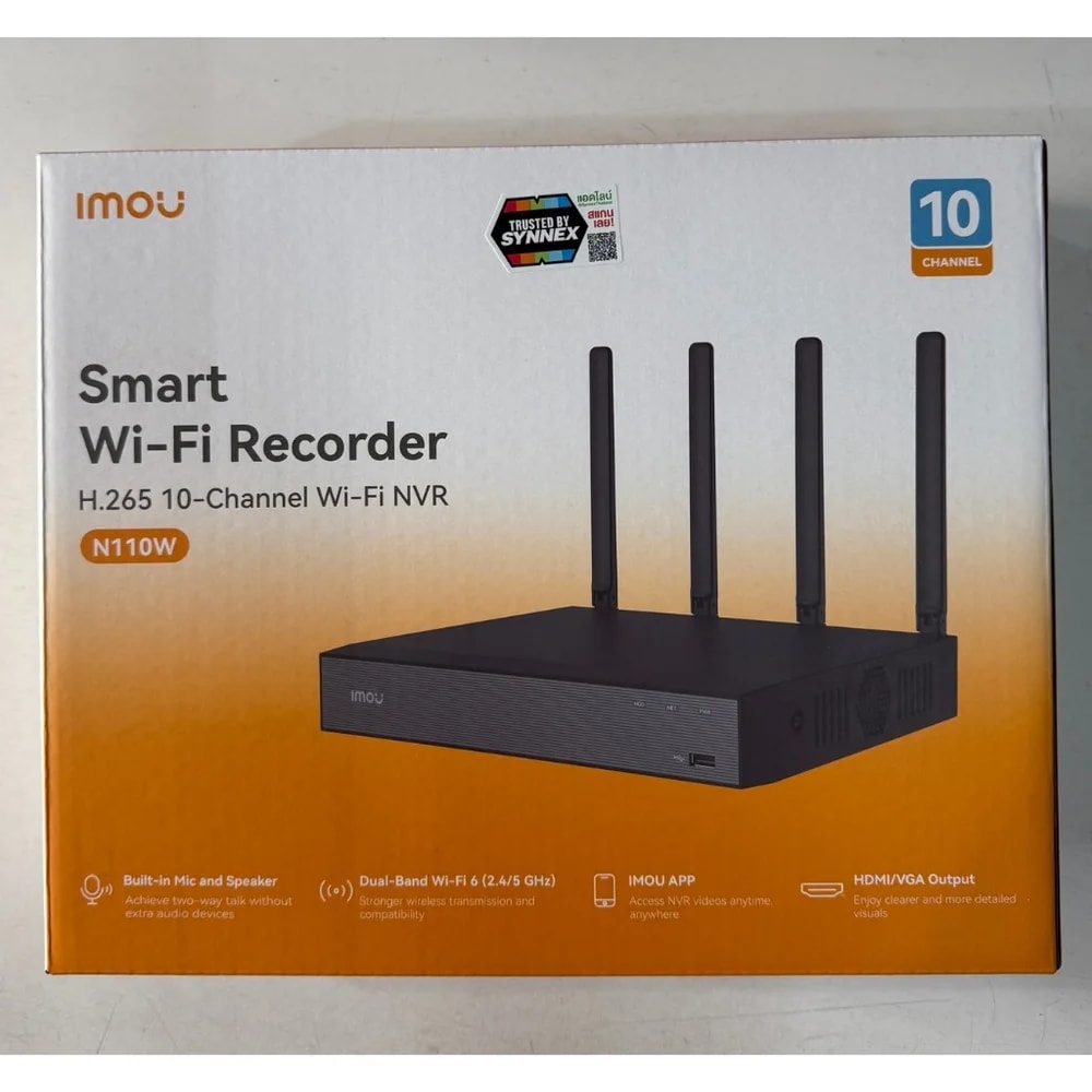 NVR 10 CH | ONVIF, Disco único de 3.5 pulgadas hasta 16T, MIC y altavoz integrados, APP IMOU,