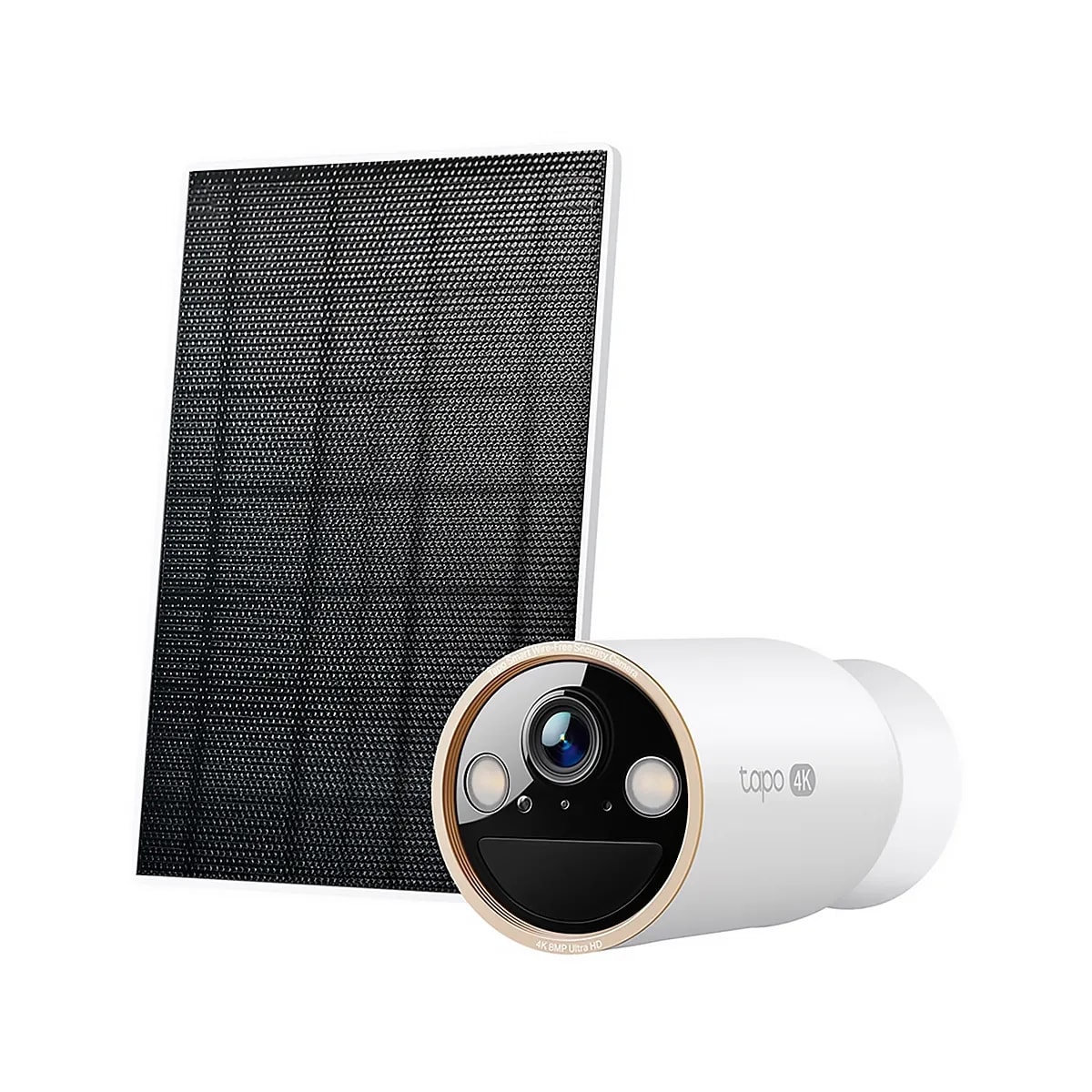 Cámara Tp-link Tapo C460 KIT Tipo Bala Panel Solar EXT 8MP Fija Vis. Noct Color Wi-fi Bidire 512GB