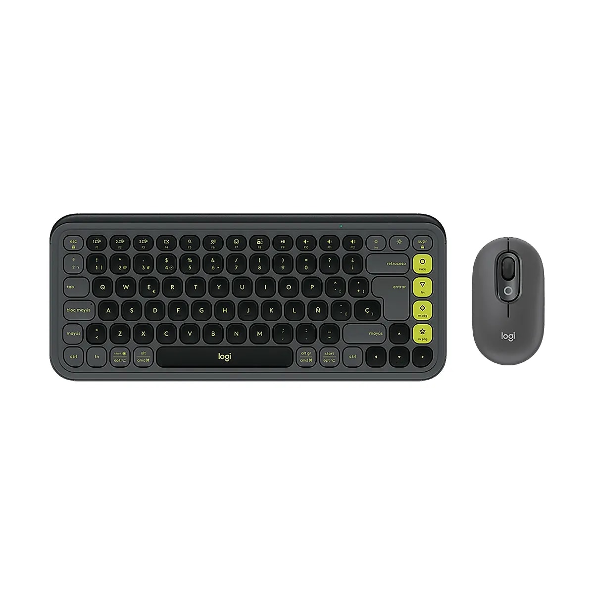 Teclado Logitech Bluetooh Combo POP Icon Inal Graphite
