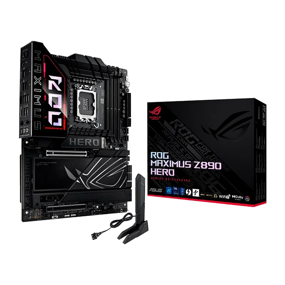 Mainboard ASUS ROG Maximus Z890 Hero Intel Core Ultra LGA1851 DDR5 WIFI HDMI 2TH 11USB 6m.2 PCIe5.0