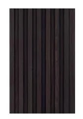 Panel de Pared WPC Ranurado Madera Negra 10x1 cm x 2.9 m