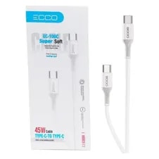 Cable ECCO EC-10CC 45W 1M USB-C a USB-C