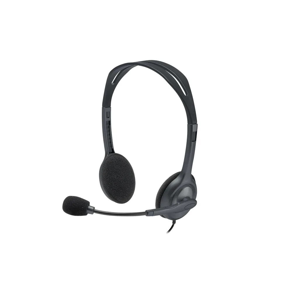 Headsets Logitech H111 Stereo / AUX / Mic. Unidireccional / 32 Ohmios / 20HZ