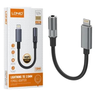 Adaptador LDNIO LSY80I 13CM Lightning To 3.5 Mm