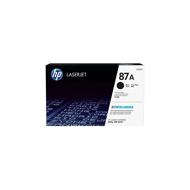 Toner HP 87A Negro Laserjet M506 9000 PAG CF287A