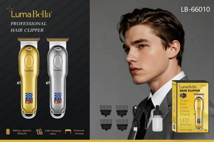 Máquina Cortapelo Profesional Recargable Luma Bella
