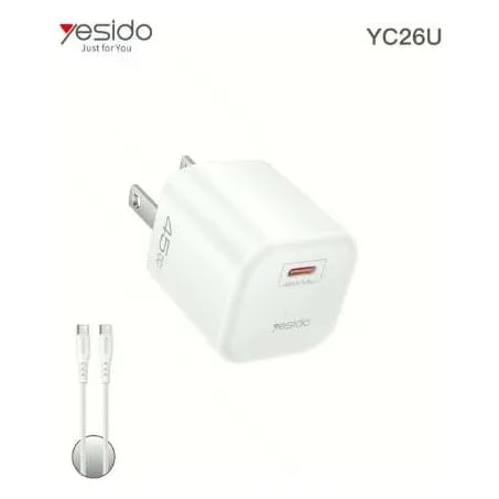 Cargador Yesido YC26U 45W USB-C