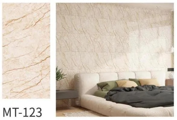 Papel Tapiz Autoadhesivo Mármol Beige Crema en Rollo