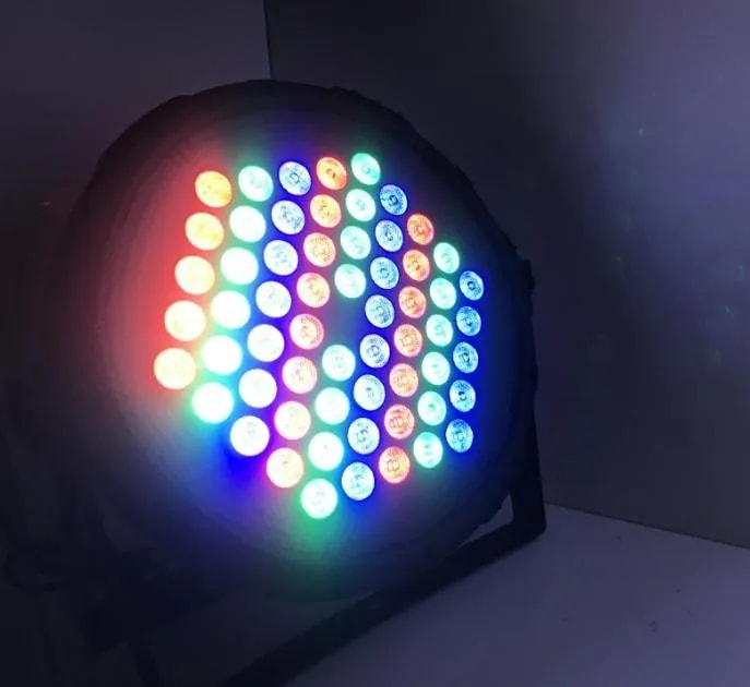 Reflector PAR LED RGB 60 LEDs DMX para Eventos
