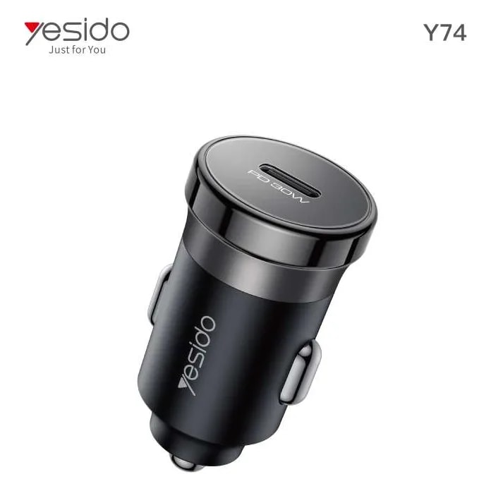 Cargador para auto Yesido Y74 30W USB-C