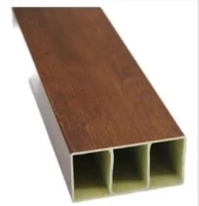 Tubo Decorativo WPC Imitación Madera Nogal 10x5 cm x 2.9 m