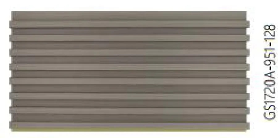 Panel de Pared WPC Ranurado Gris 16.8x1.6 cm x 2.9 m