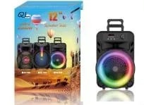 Parlante Bluetooth Tipo Maleta 12" 20W con Aro de Luz RGB
