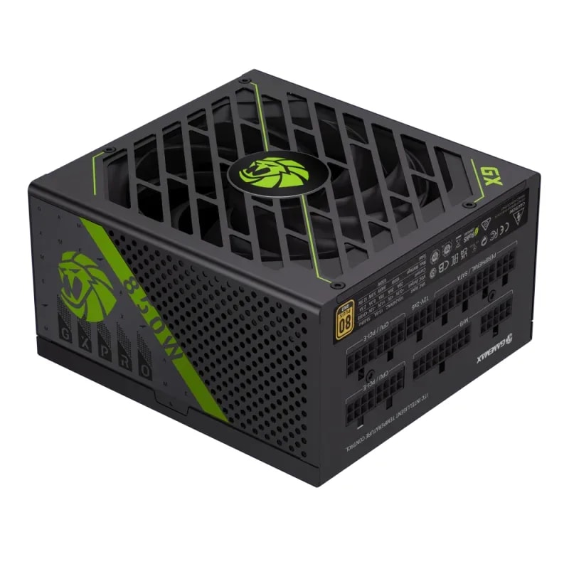 Fuente De Poder GAMEMAX 850W GX-850 Pro BK Full-modular 80+ Gold Fan 12CM 100-240V ATX3.1 PCIE5.1