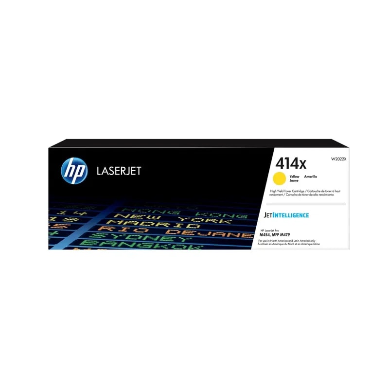 Toner HP 414X Amarillo Rinde 6.000 Paginas HPM454DW / HPM479DW / HP480F