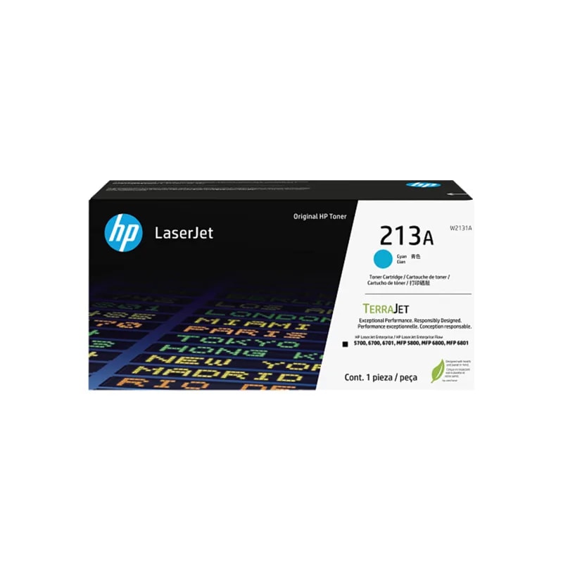 HP / Toner 213A Cyan Laserjet 5700 / 5800 / 6700 / 6800 3000 PAG W2131A