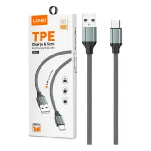 Cable LDNIO LS441 1M 12W 2.4A USB a USB-C