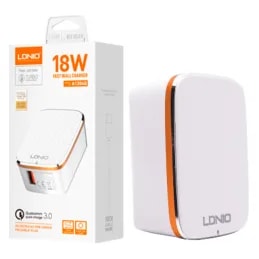 Cargador LDNIO A1204Q 18W 1P USB + Cable USB a Lightning