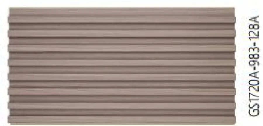 Panel de Pared WPC Ranurado Gris Topo 16.8x1.6 cm x 2.9 m