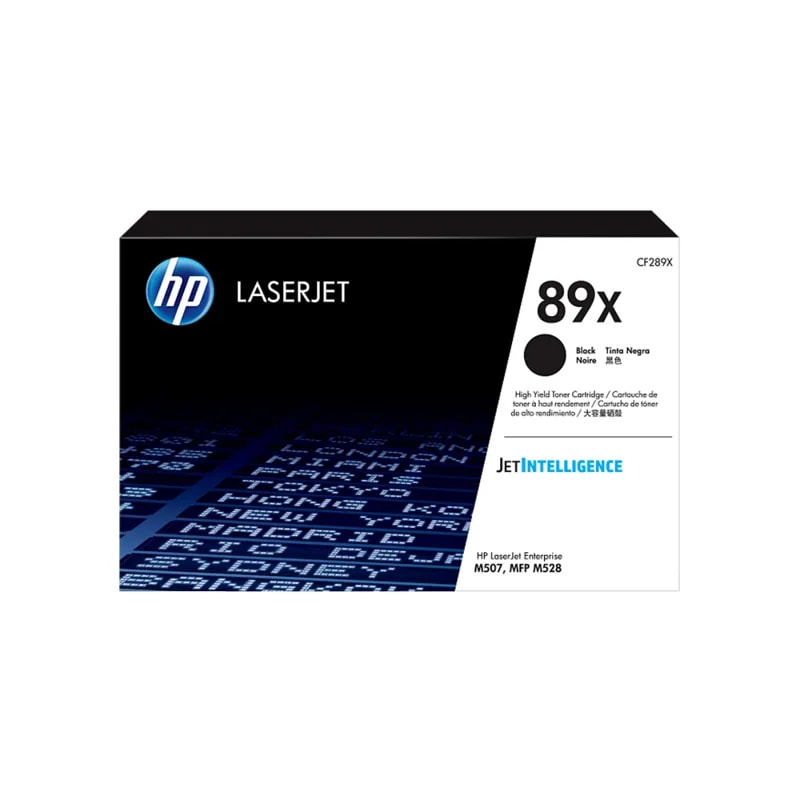 HP / Toner 89X Negro Alto Rendimiento Laserjet M507 / M528 10000 PAG CF289X