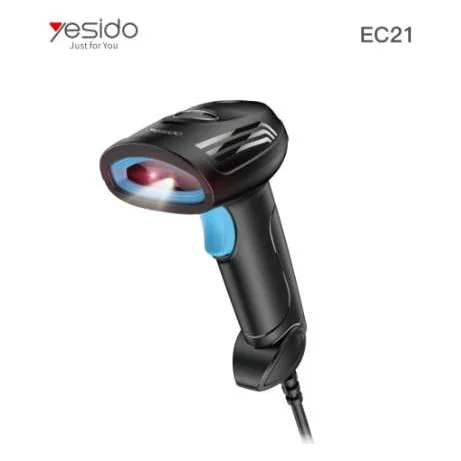 Lector de código de barras con cable Yesido EC21 1D/2D