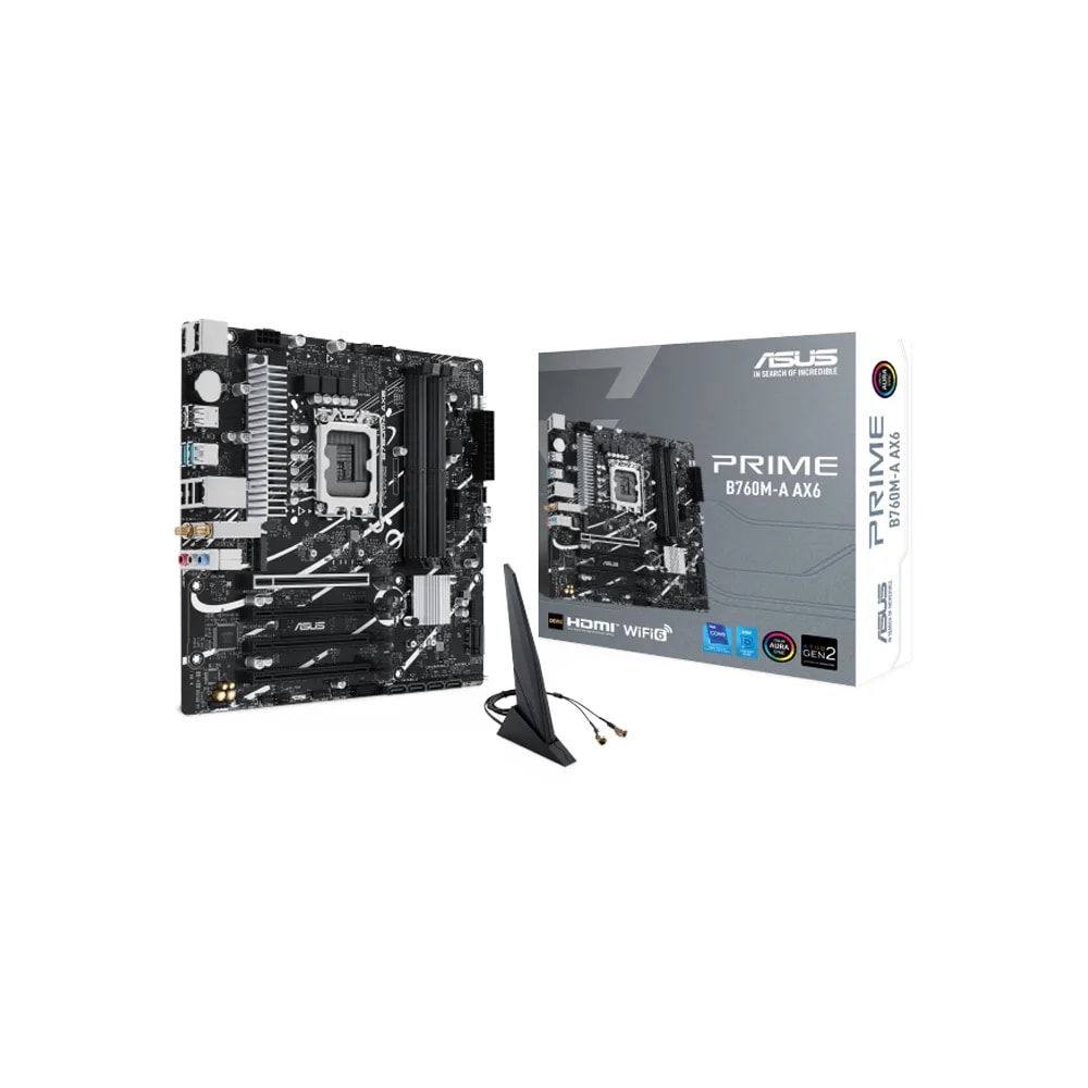 Mainboard ASUS Prime B760M-A AX6 LGA1700 DDR5 WIFI 6 BT V5.3 90MB1JH0-MVAAY0