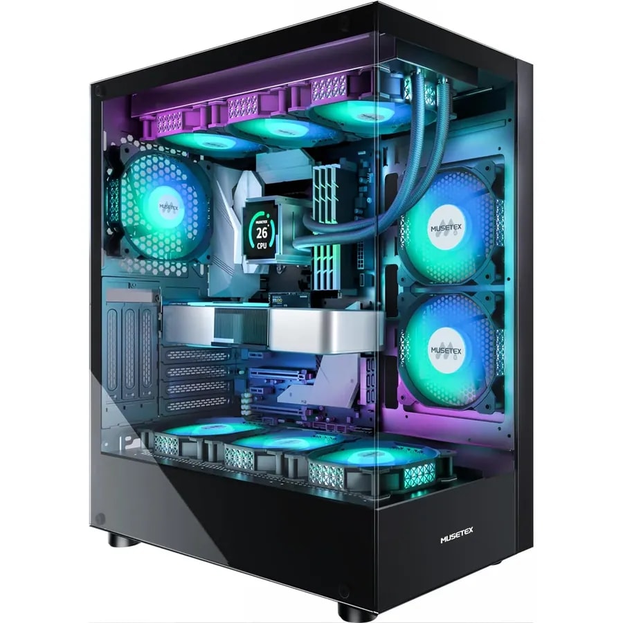 Case Gamamax Forge Ab ATX USB-C/3.0/2.0 Fan ARGB (front 3*12CM, Sup. 2*12CM, Post 1*12CM) Lat.