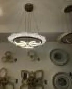 Lámpara Colgante LED Moderna Anillo con Diseño Interior