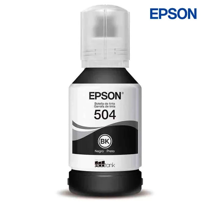 Tinta de impresora epson 504 negro
