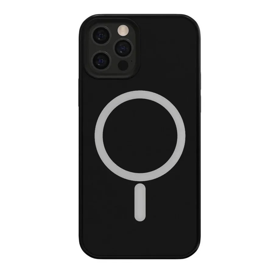 Estuche magnético CRM-01 1.5MM fuerza magnetica 2000 iPhone 12 / 12 Pro tansparente con empaque individual