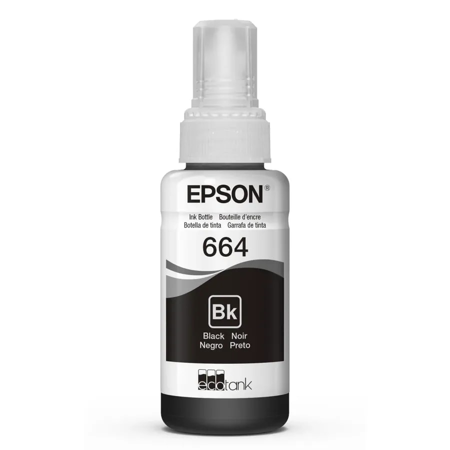 Tinta de impresora epson negro 664