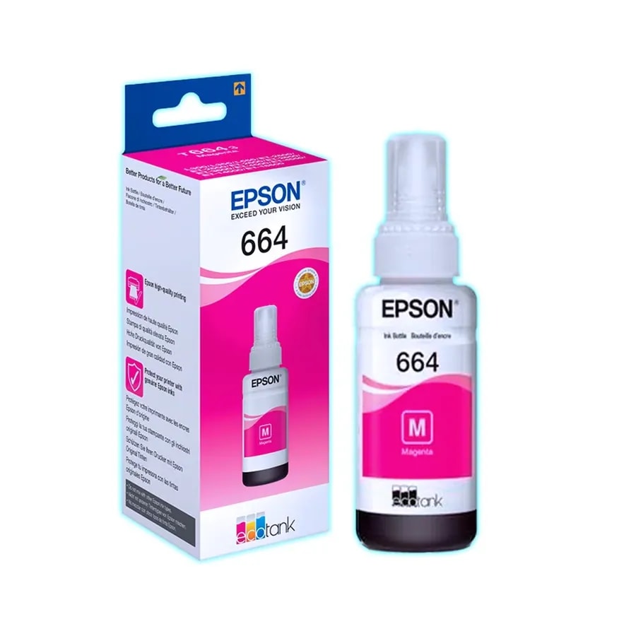 Tinta de impresora epson 664 magenta