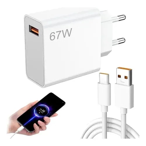Cargador 67W blanco