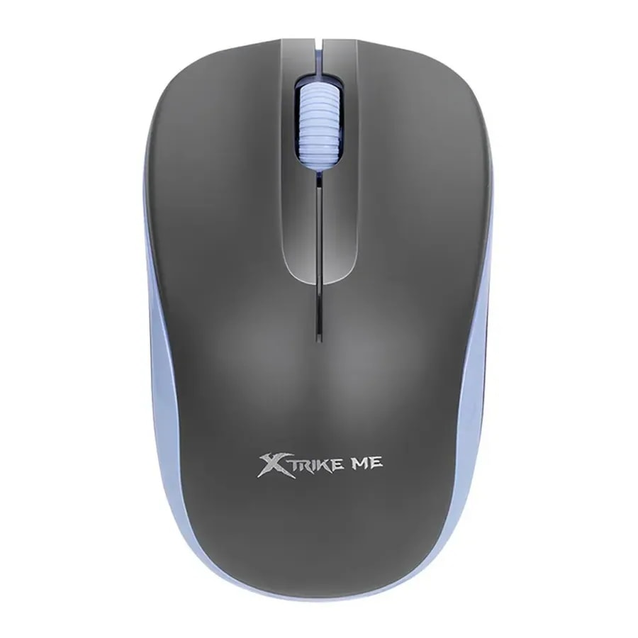 Mouse xtrike me GW-116 gy gris inalambrico 3 bot. dpi 1000 pila 1AA