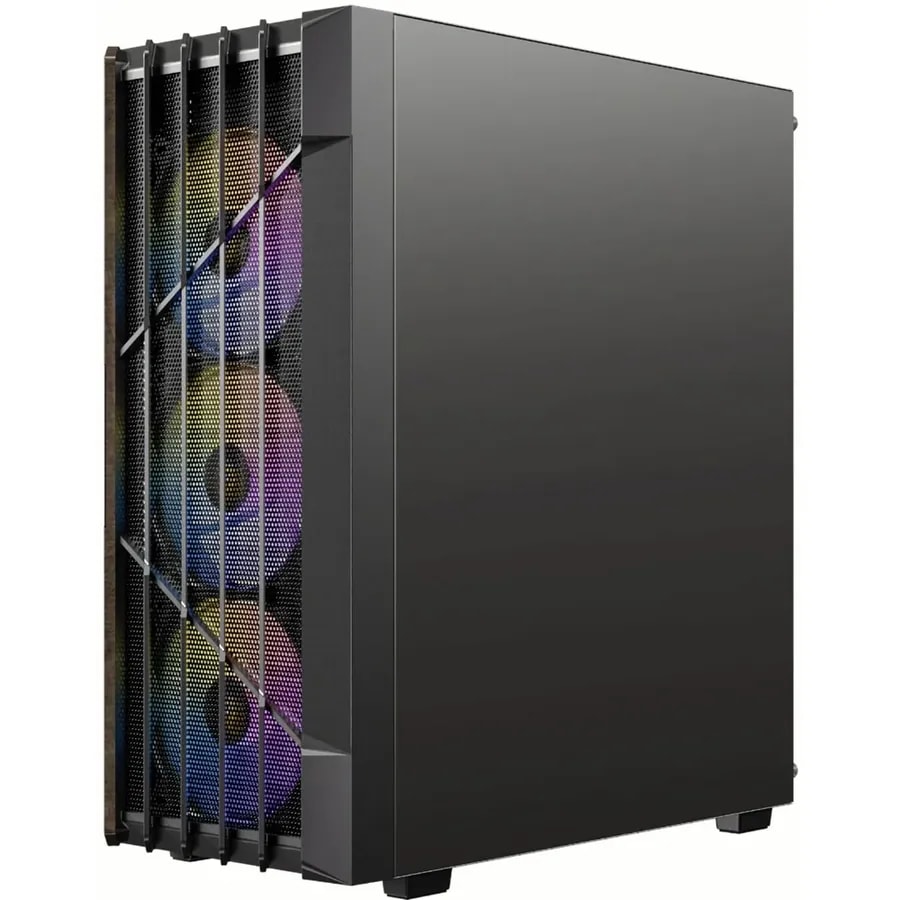 Case antec/ax63 wood argb 3X120MM in front 1X120MM in rear
