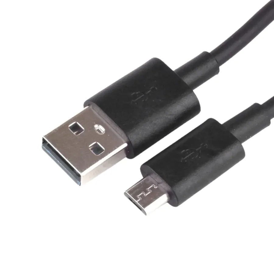 Cable de goma tipo V8 A USB