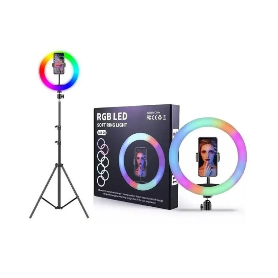 Aro de luz rgb LED con tripoide