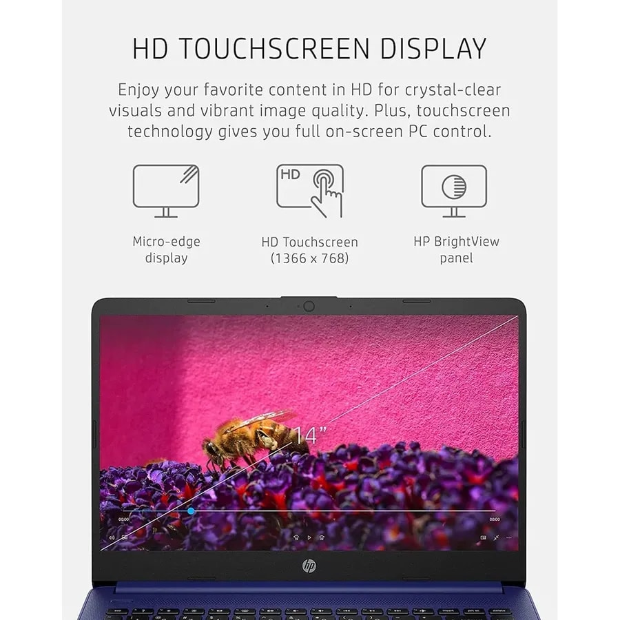 Pantalla para una laptop HP 14-cf2055la 1366768