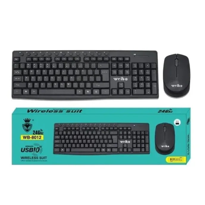 Teclado wireless weibo mas mouse WB-215